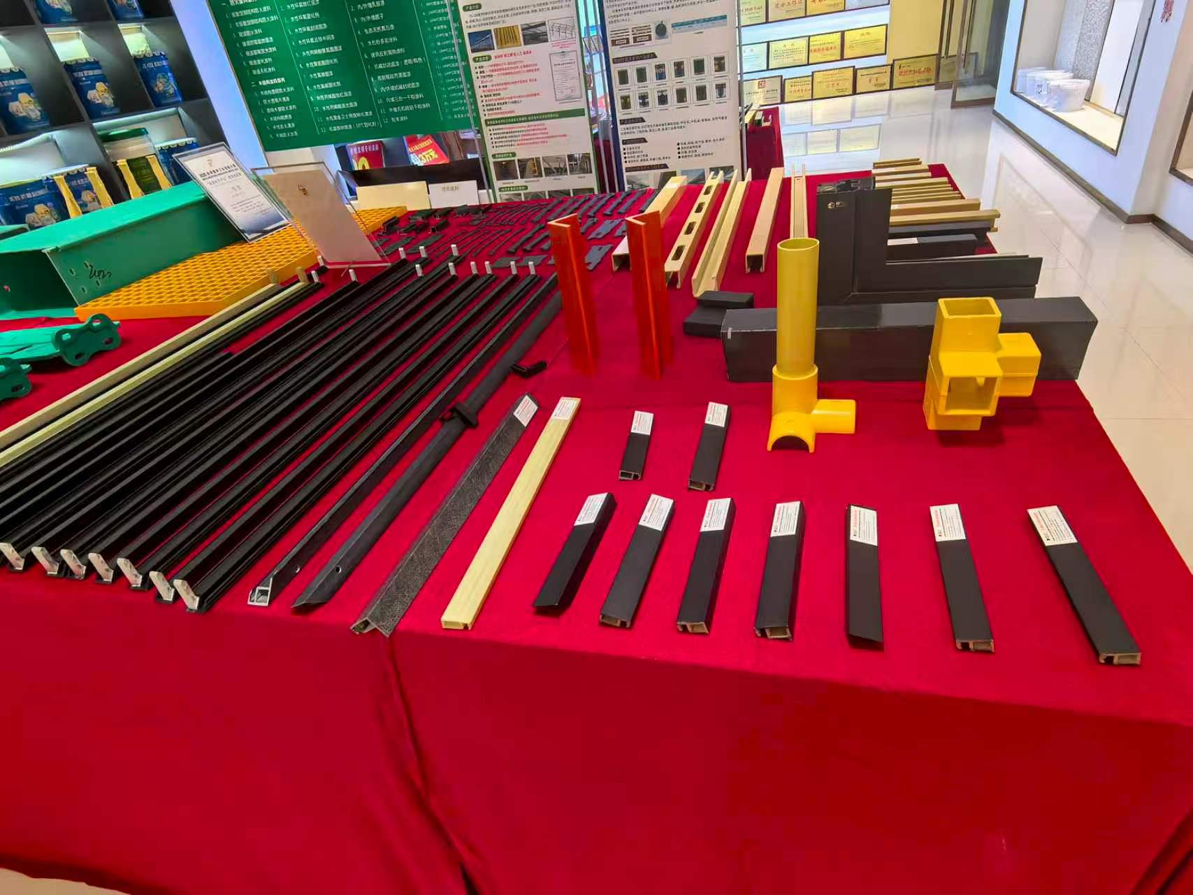 Composite structural profile samples