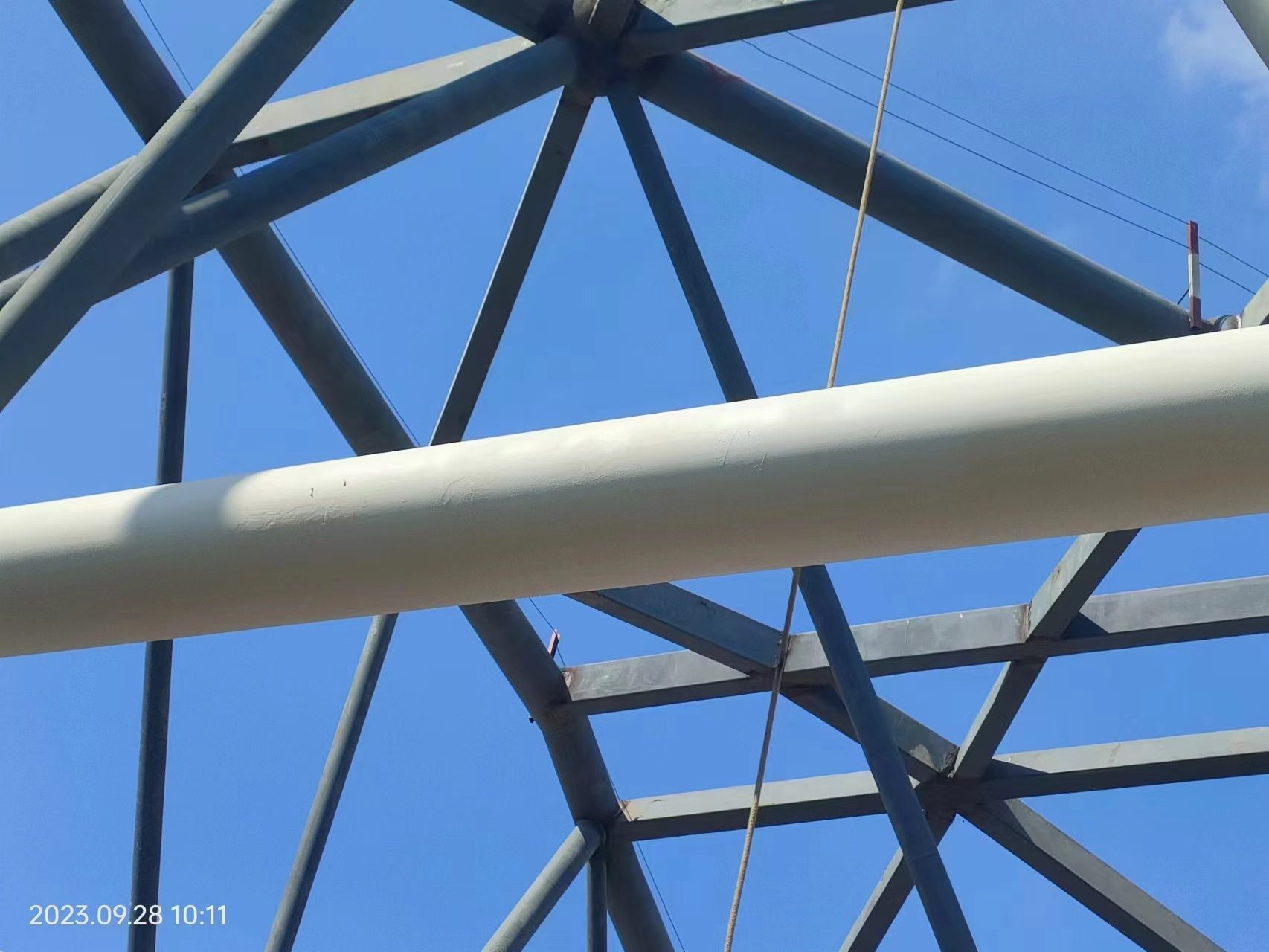 Coated steel frame project
