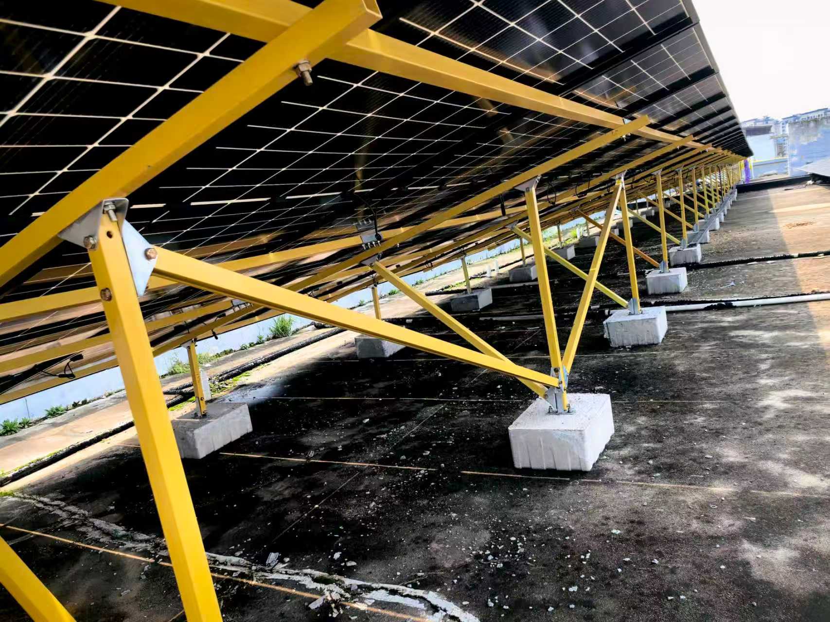 Composite photovoltaic mounting system